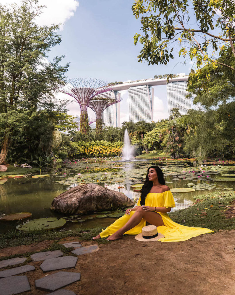 Isabella sitting in yellow dress