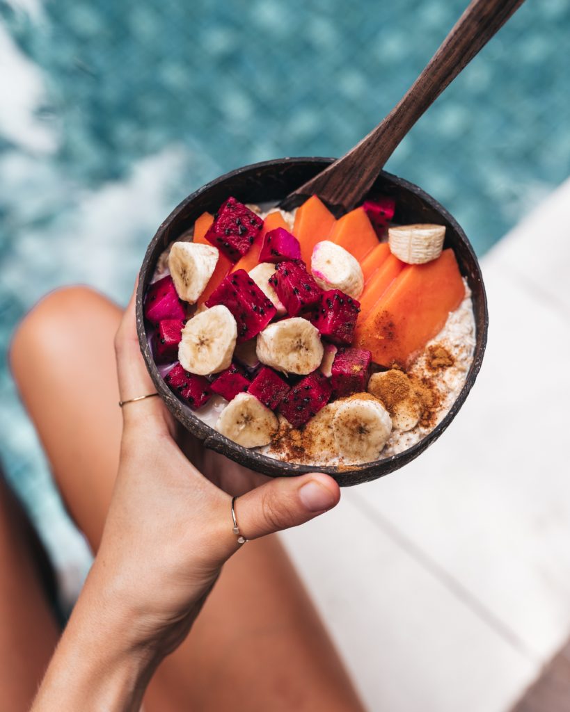 Poolside smoothie bowl