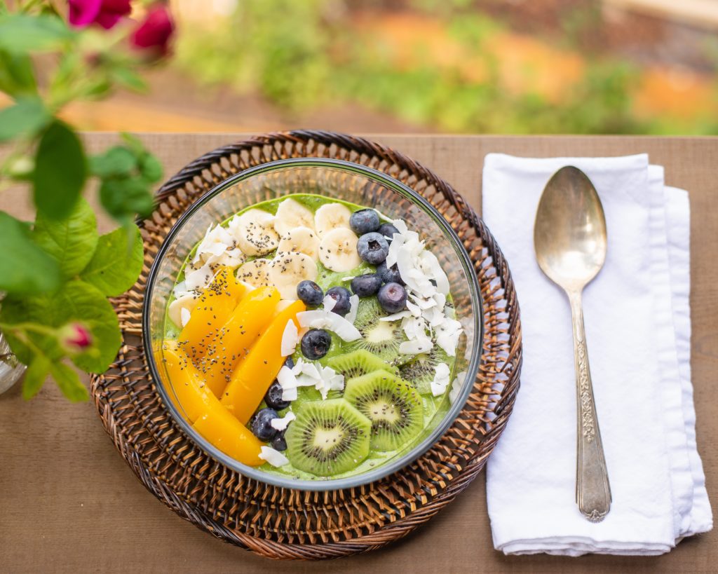 Smoothie bowl in Canggu, Bali