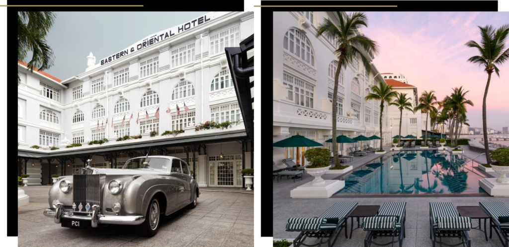 Eastern & Oriental Hotel, a luxury hotel in Georgetown, Penang, Malaysia