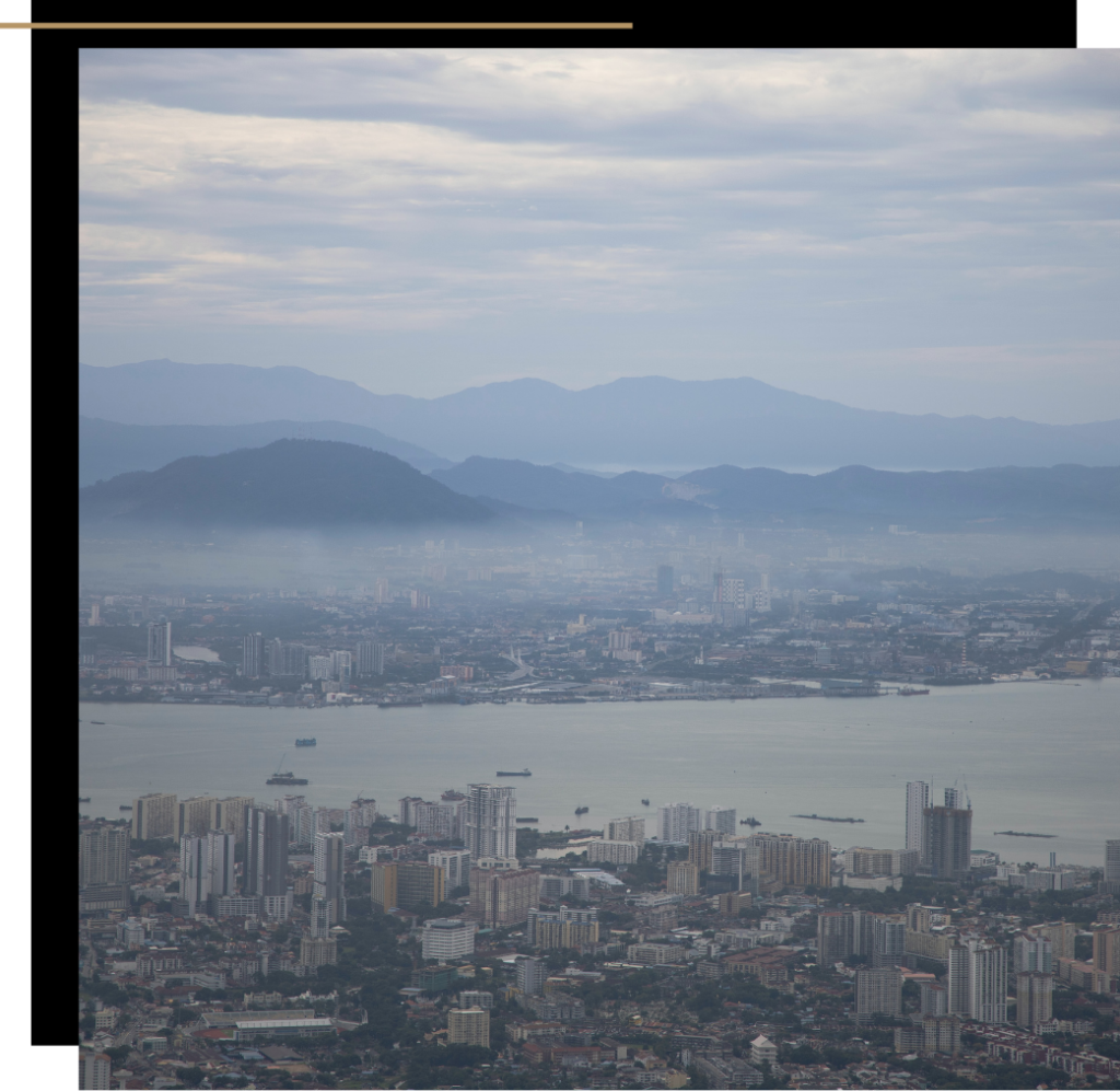 Aerial view of Penang