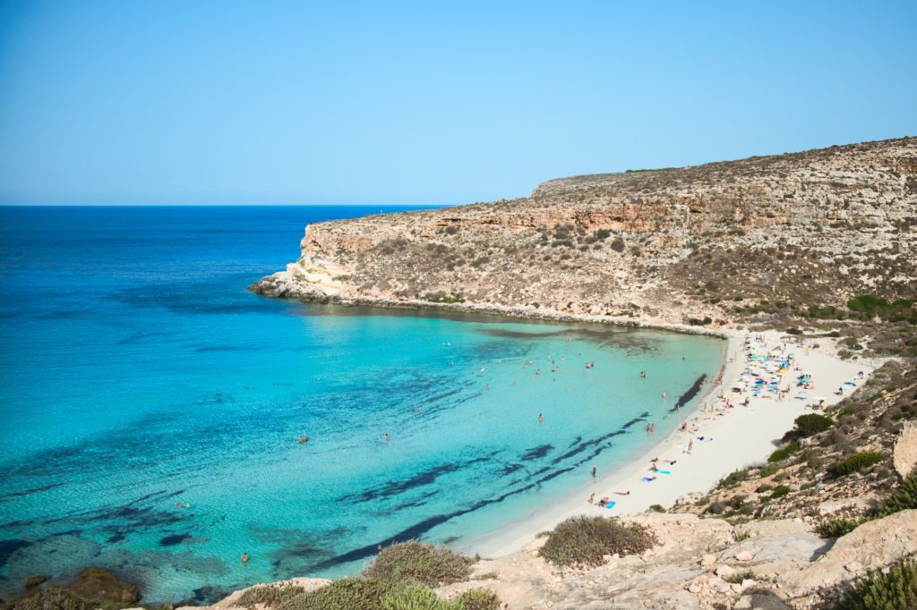 A beach in Sicily, Italy 