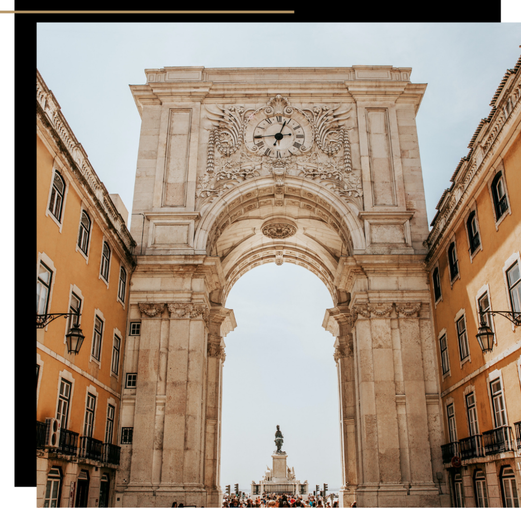 An arch in Lisbon, Portugal