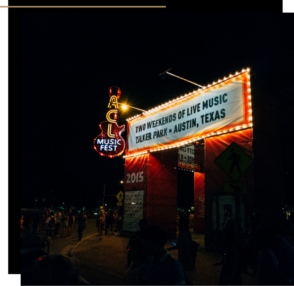 The Austin City Limits festival in Zilker Park 