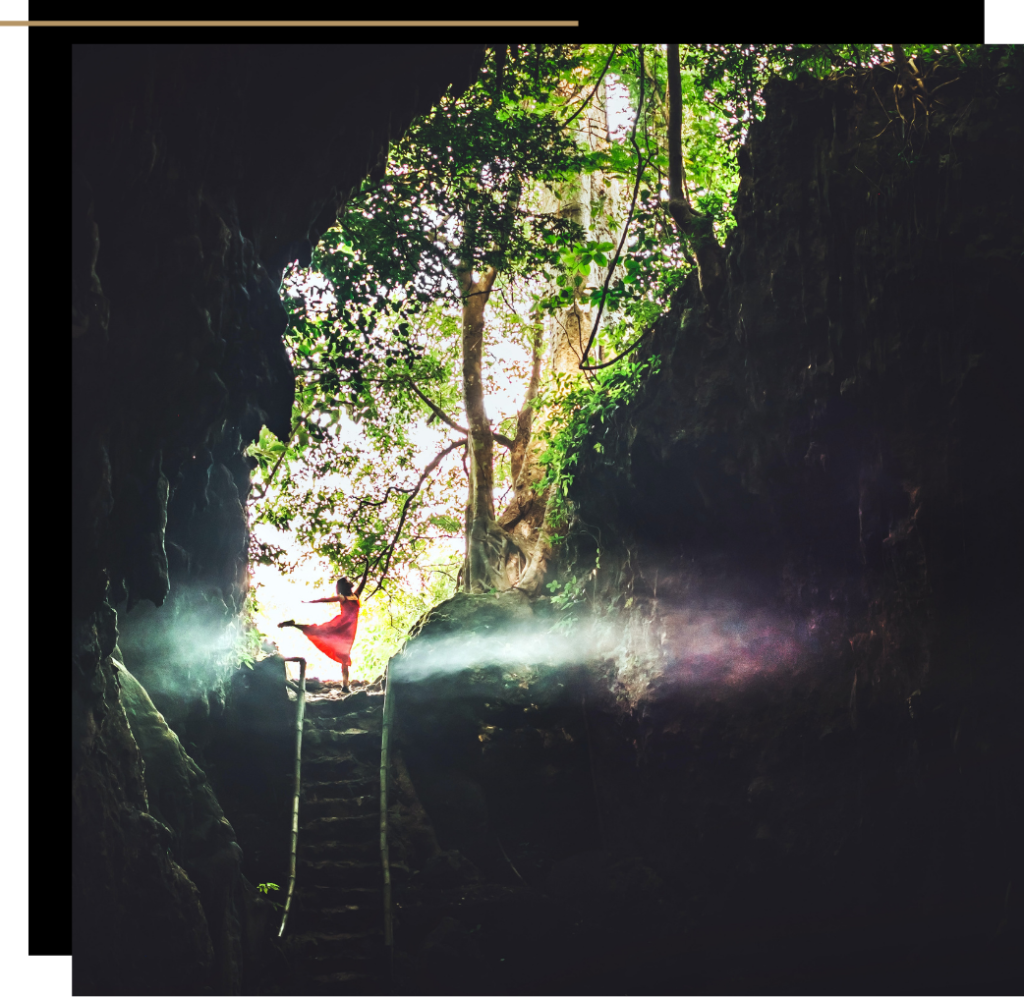 The mouth of a cave in Phong Nha Ke Bang Vietnam